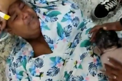 parto na recepcao de hospital