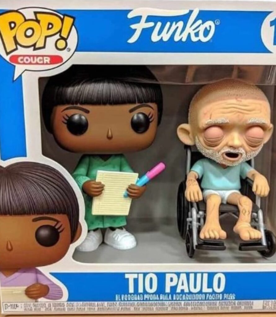 ‘Tio Paulo’: montagem sugere venda de boneco de idoso morto levado ao banco