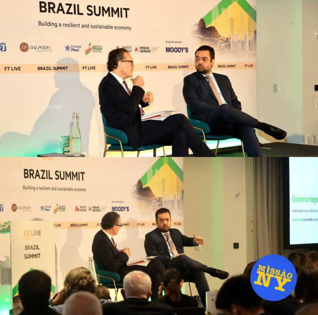 De Nova York, Castro festeja: ‘o Rio está no Financial Times, o maior jornal de economia do mundo!’
