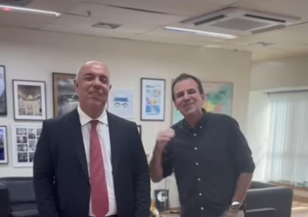 Estádio do Flamengo: Braz cava vídeo ao lado de Paes