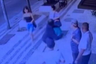 Morador em situação de rua agride mulher em Copacabana; veja o vídeo