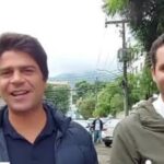 Pedro Paulo e Eduardo Cavaliere, do mesmo grupo político ligado ao prefeito Eduardo Paes e adversários pela vaga de vice nas eleições de outubro