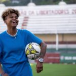 Sorriso Oliveira, titular do Fluminense, está no mini documentário "Futebol: o futuro é feminino", feito pela Assembleia Legislativa, em parceria com o clube