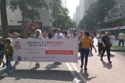 Passeata recorda os 31 anos da chacina da Candelária