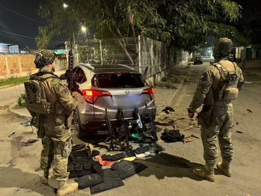 Operação apreende armas de guerra na Rodovia Rio-São Paulo