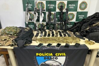 Miliciano fortemente armado é preso na Baixada