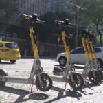 Patinetes elétricas compartilhadas chegam ao Centro do Rio