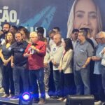 Eduardo Bandeira de Mello na convenção que sacramentou Rodrigo Neves como o candidato do PDT a prefeito de Niterói