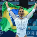 Rebeca Andrade, seis medalhas, a mais premiada atleta olímpica brasileira vai receber homenagens da Câmara do Rio e da Assembleia Legislativa