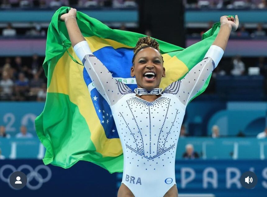 Rebeca Andrade, seis medalhas, a mais premiada atleta olímpica brasileira vai receber homenagens da Câmara do Rio e da Assembleia Legislativa