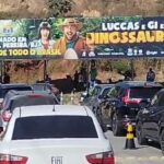 Parque dos Dinossauros receberá vistoria para evitar engarrafamento pré-histórico