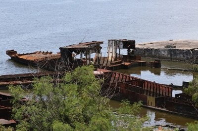 MP cobra soluções para cemitério de barcos na Baía de Guanabara