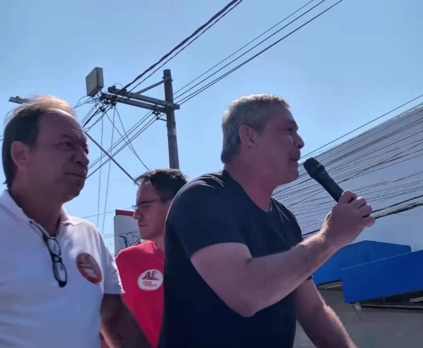 Lindbergh denuncia intimidação durante campanha em Nova Iguaçu; veja o vídeo