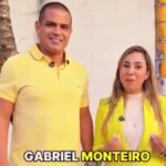 Giselle Monteiro com Chagas Bola em postagem na internet