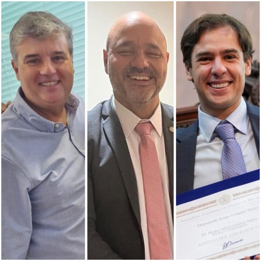 André Corrêa, Fred Pacheco e Jorge Felippe Neto já estão na briga pela vaga de líder do governo na Assembleia Legislativa