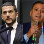 Carlos Jordy, do PL, e Rodrigo Neves, do PDT: os dois candidatos à Prefeitura de Niterói tiveram pesquisas eleitorais com resultados "favoráveis" suspensas pela Justiça Eleitoral