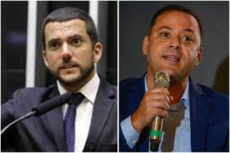 Carlos Jordy, do PL, e Rodrigo Neves, do PDT: os dois candidatos à Prefeitura de Niterói tiveram pesquisas eleitorais com resultados "favoráveis" suspensas pela Justiça Eleitoral