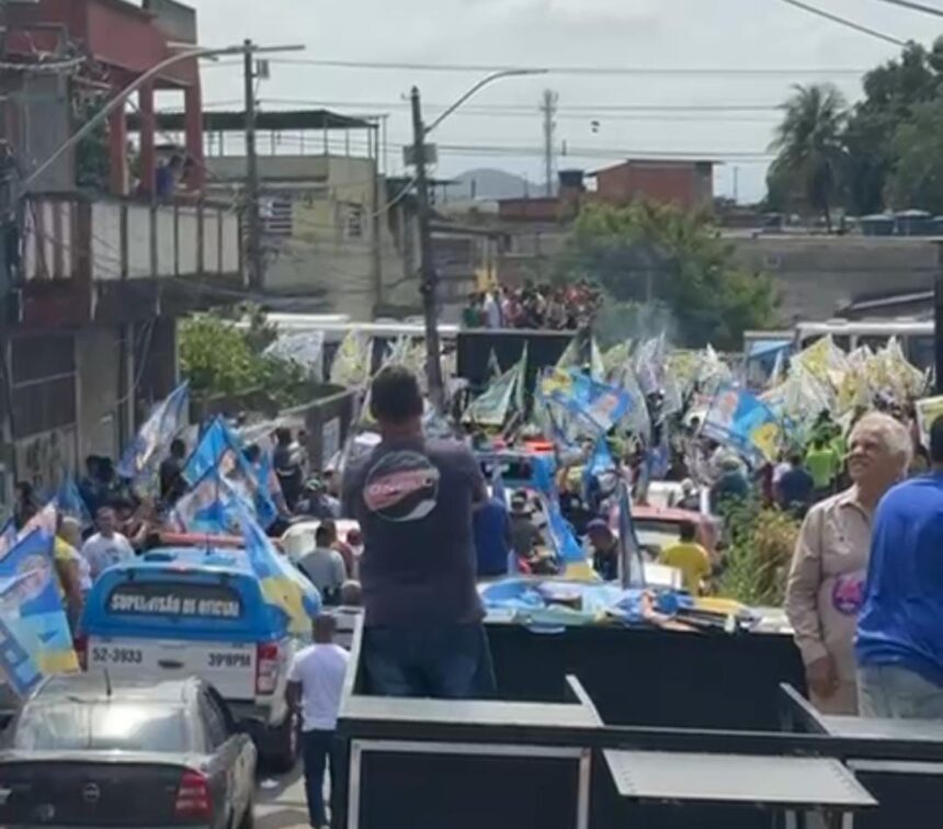 Canella e Matheus do Waguinho se encontram e candidatos trocam farpas; veja o vídeo