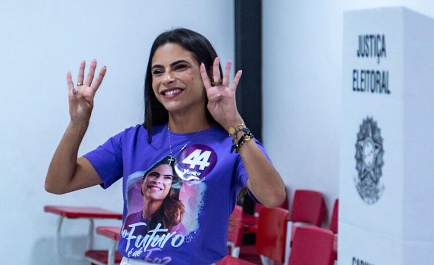 Yandra Moura, filha do secretário estadual de Governo, André Moura, não conquistou vaga no segundo turno em Aracaju, Sergipe