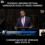 O corte do discurso de Rodrigo Amorim contra aliado de Hingo Hammes viralizou em Petrópolis, impulsionado pelo PSOL de Yuri