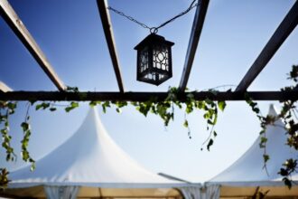 coorporate-ceremony-venue-with-leafs-and-blue-sky