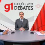 Carlos Jordy e Rodrigo Neves debatem em encontro promovido pelo G1 - Reprodução