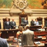 Eduardo Paes, na abertura do ano legislativo, na Câmara: nesta segunda-feira (28),, os vereadores da base é que vão ao Palácio da Cidade, para um almoço oferecido pelo prefeito como um encerramento do mandato e da legislatura