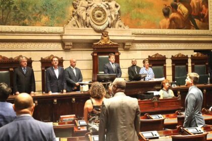 Eduardo Paes, na abertura do ano legislativo, na Câmara: nesta segunda-feira (28),, os vereadores da base é que vão ao Palácio da Cidade, para um almoço oferecido pelo prefeito como um encerramento do mandato e da legislatura