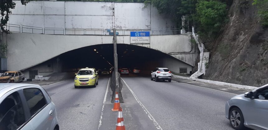 Túnel Santa Bárbara será fechado todo dia até terminar a manutenção