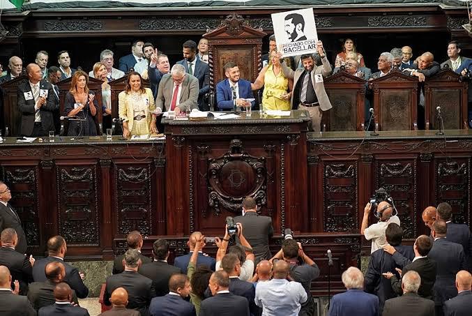 A eleição da mesa diretora da Assembleia em 2023, quando o PL chegou rachado: este ano, o partido quer fechar um acordo antes de dar o sim a Rodrigo Bacellar