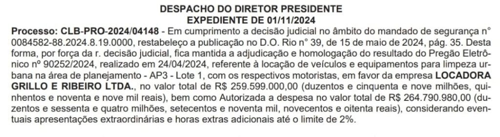 Briga judicial por contrato de R$ 259 milhões põe em risco coleta de lixo na Zona Norte