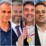 Rogério Lisboa, de Nova Iguaçu; Rodrigo Drable, de Barra Mansa; Jorge Miranda, de Mesquita; e André Português, de Miguel Pereira: prefeitos bem avaliados, que elegeram seus sucessores, terão vaga garantida no Palácio Guanabara