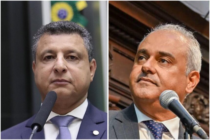 Doutor Flávio Ferreira e Jair Bittencourt: os dois parlamentares do PL disputam a volta ao comando da Secretaria estadual de Agricultura e o governador Cláudio Castro diz que o PL terá que tomar a decisão