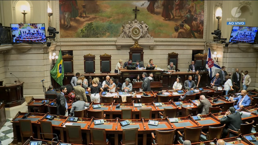 Plenário da Câmara dos Vereadores do Rio