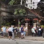 Funcionários da Prefeitura de Teresópolis protestam no restaurante do prefeito