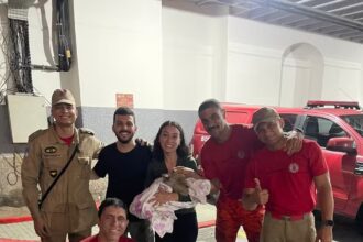 Cachorro é resgatado após ficar mais de cinco horas preso sob a Ponte Rio-Niterói