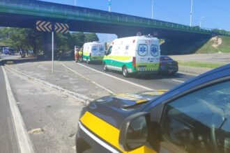 Grávida entra em trabalho de parto em acesso à Ponte Rio-Niterói