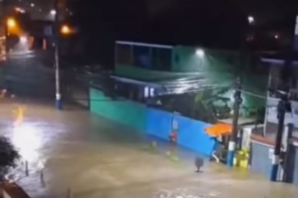 Temporal causa alagamentos e deslizamentos em Mangaratiba