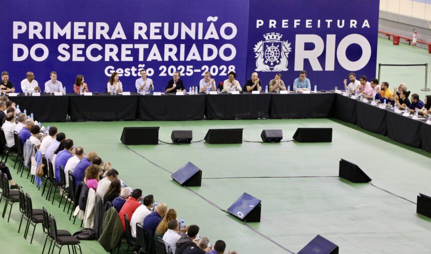 Paes realiza primeira reunião do secretariado de 2025; saiba os secretários e subprefeitos