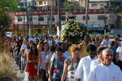 A procissão de São Gonçalo do Amarante realizada em 2024: festividades do padroeiro de São Gonçalo terá seis dias de celebrações e o primeiro feriadão do ano