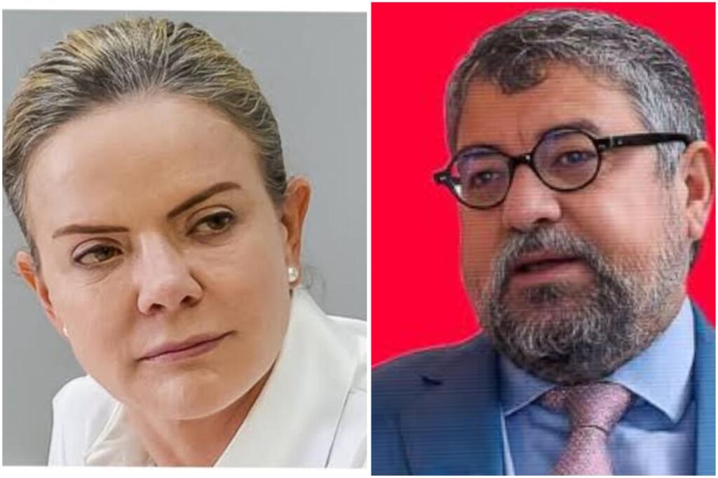 Gleisi Hoffmann diz que o PT repudia defesa dos irmãos Brazão publicada por Quaquá