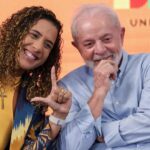 Anielle Franco e seu maior cabo eleitoral, o presidente Lula: ministra vem ao Rio para uma série de encontros que terá a igualdade racial e a politica como pauta