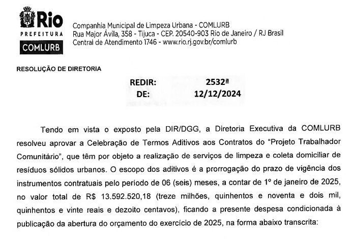 Prefeitura libera R$ 13 milhões para associações via 'Gari Comunitário'