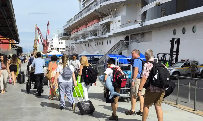 Pier Mauá vai receber 43 mil turistas em navios até o fim de janeiro