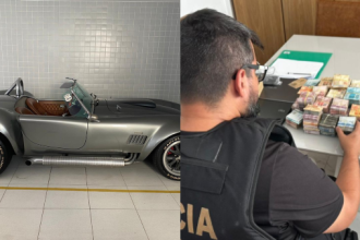 A Polícia Federal (PF) deflagou nesta quinta-feira (13) a Operação Astreia, com o objetivo de desarticular um esquema de corrupção eleitoral em Nilópolis, na Baixada Fluminense. Somente na casa do principal alvo da operação, o prefeito da cidade, Abraão David Neto, o Abraãozinho (PL), foram apreendidos R$ 172 mil em espécie.