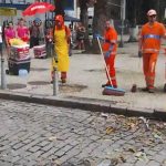 Blocos do fim de semana deixam 28 toneladas de lixo nas ruas do Rio