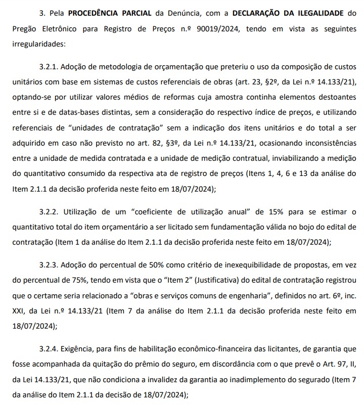 TCE declara ilegal licitação de R$ 12,7 milhões em Itaguaí