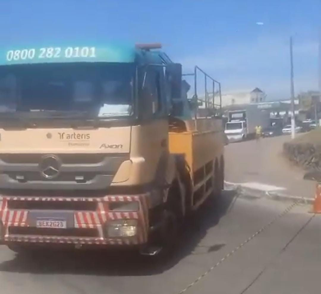 BR-101: motoristas temem caos no trânsito por conta de obra em Manilha 55 BR-101: motoristas temem caos no trânsito por conta de obra em Manilha