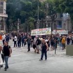 Manifestantes começam a chegar à Cinelândia para audiência pública da Força de Segurança