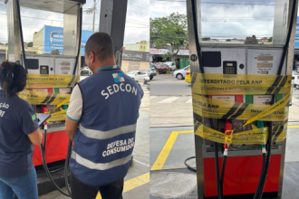 Dois postos de gasolina nos bairros de Cascadura e Vista Alegre, na Zona Norte do Rio, foram fiscalizados nesta quarta-feira (19). Durante a operação, o posto de Cascadura foi interditado por apresentar "combustível batizado". O dono do estabelecimento estava no local e foi encaminhado para a delegacia para prestar esclarecimentos.